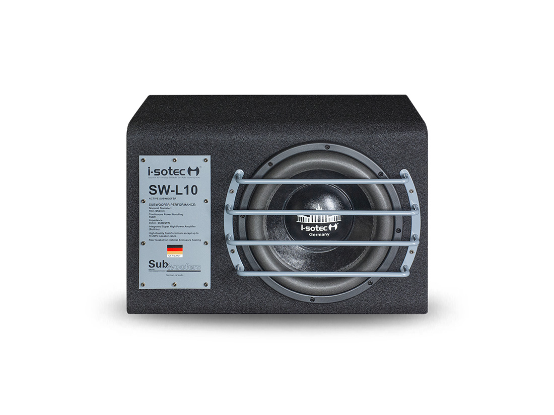 SW-L10 10” (25.4CM) BASS REFLEX SUBWOOFER TUBE (4Ω)
