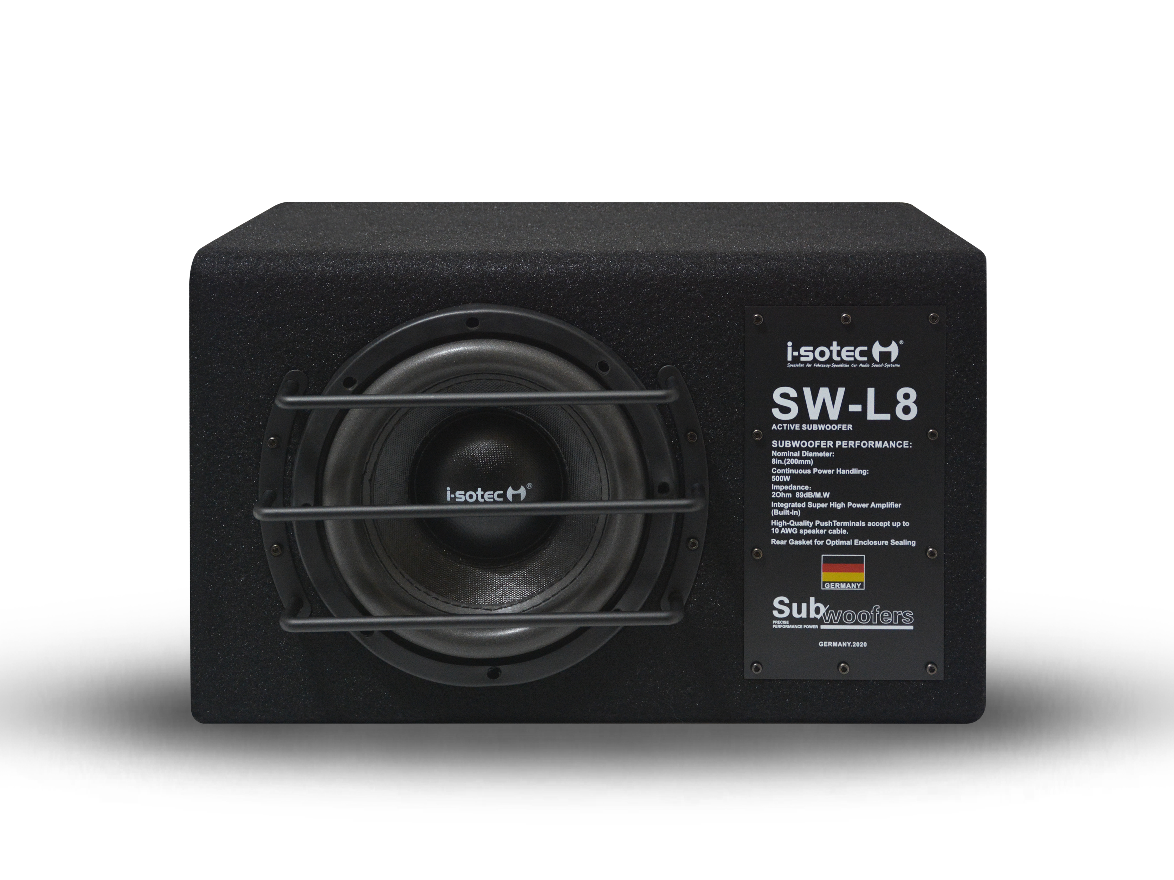 SW-L8 8” (20CM) BASS REFLEX SUBWOOFER TUBE (4Ω)