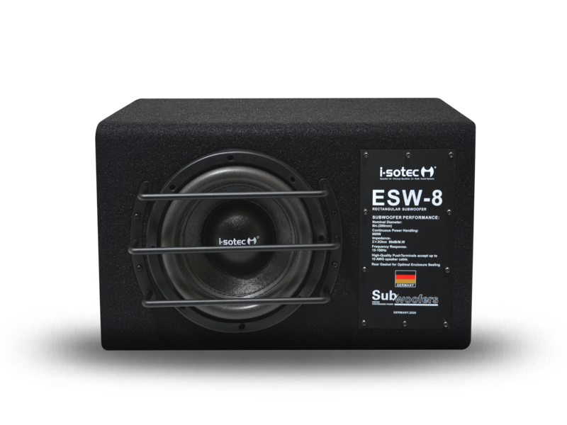 ESW-8   8”(20CM) box active subwoofer(4Ω+4Ω)